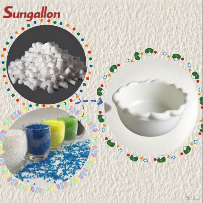 Premium TPE Particles Bowl Raw Material Non-Toxic Anti-Drop Wear-Resistant Thermoplastic Granules for Tableware Wholesale 0