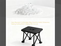 Stain-Resistant Comfortable Wear-Proof for Indoor Temporary Seating Folding Bench Making TPE Granule
